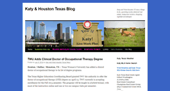 Desktop Screenshot of katytexasblogs.com